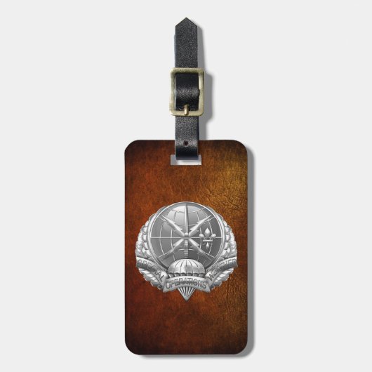 [200] SOWT Badge [CREST] Bagagelabel (Voorkant verticaal)