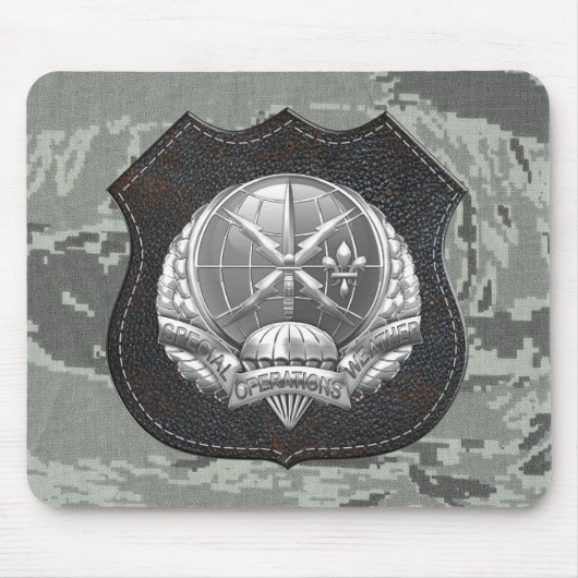 [200] SOWT Badge [CREST] Muismat (Voorkant)