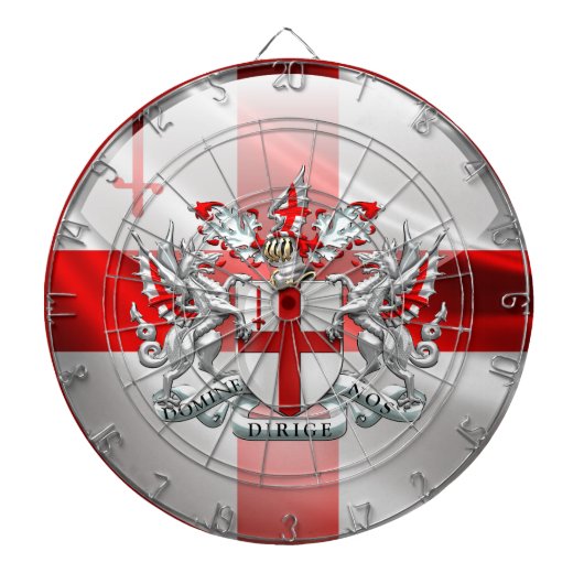 [200] Stad Londen - Wapen Dartbord (Voorkant)