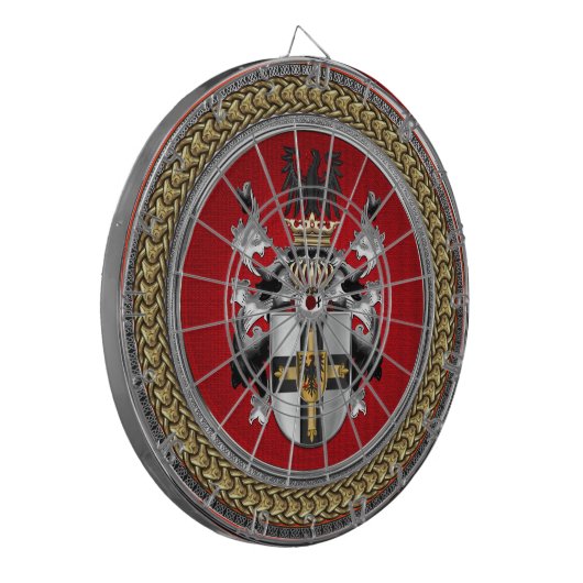 [200] Teutonic Order Coat of Arms Dartbord (Voorkant Links)