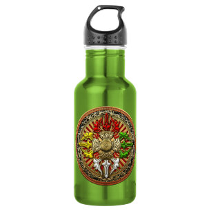 [200] Tibetan Double Dorje Mandala Waterfles