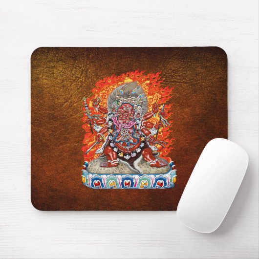 [200] Tibetan Thangka - Wrathful Deity Hayagriva Muismat (Met muis)