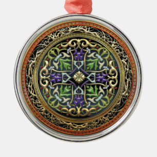 [200] Treasure Trove: Celtic Cross Metalen Ornament