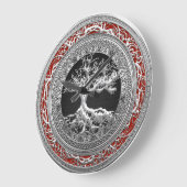 [200] Treasure Trove: Celtic Tree of Life [Silver] Grote Klok (Hoek)