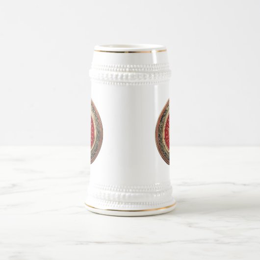 [200] Vegvisir - Viking Gold Magic Runass Bierpul (Center)