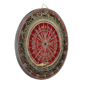 [200] Vegvisir - Viking Gold Magic Runass Dartbord (Voorkant Links)