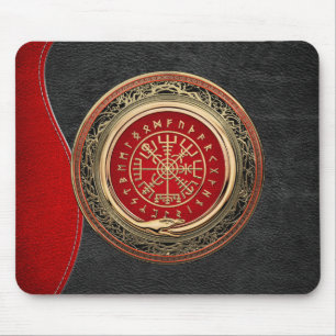 [200] Vegvisir - Viking Gold Magic Runass Muismat