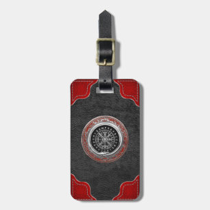 [200] Vegvisir - Viking Silver Magic Runass Bagagelabel