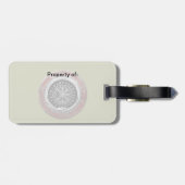 [200] Vegvisir - Viking Silver Magic Runass Bagagelabel (Achterkant horizontaal)