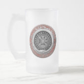 [200] Vegvisir - Viking Silver Magic Runass Matglas Bierpul (Links)