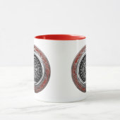 [200] Vegvisir - Viking Silver Magic Runass Mok (Midden)
