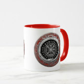 [200] Vegvisir - Viking Silver Magic Runass Mok (Voorkant rechts)