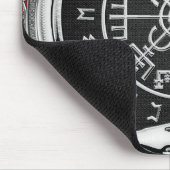 [200] Vegvisir - Viking Silver Magic Runass Muismat (Hoek)