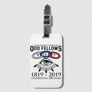 200e Jubileum IOOF Bagagelabel