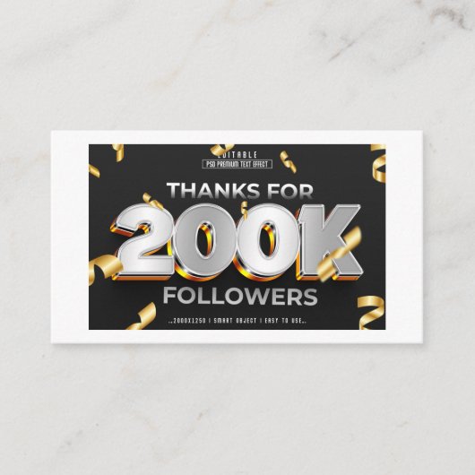 200K feestkaart Informatiekaartje (Voorkant)