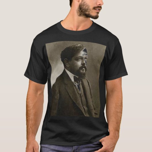 200px-claude debussy ca. 1908, foto av félix nadar t-shirt (Voorkant)