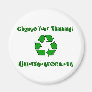 200px-Recyclen001.svg, verander uw denken!, il... Magneet