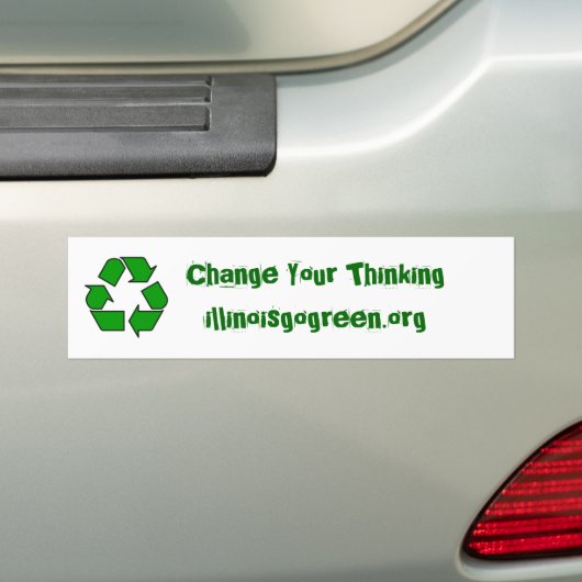 200px-Recyclen001.svg, verander uw Thinkingilline. Bumpersticker (Op auto)