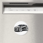 2010-11 Camaro Black-White Car Magneet (Insitu (Vaatwasser))