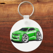 2010-11 Camaro Green Car Sleutelhanger (Voorkant)