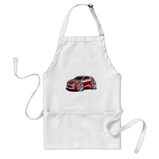 2010-11 Camaro Maroon-Black Standaard Schort (Voorkant)