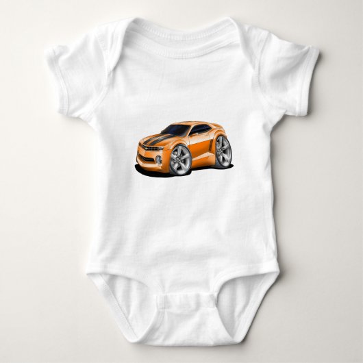 2010-11 Camaro Oranje-Black Car Romper (Voorkant)