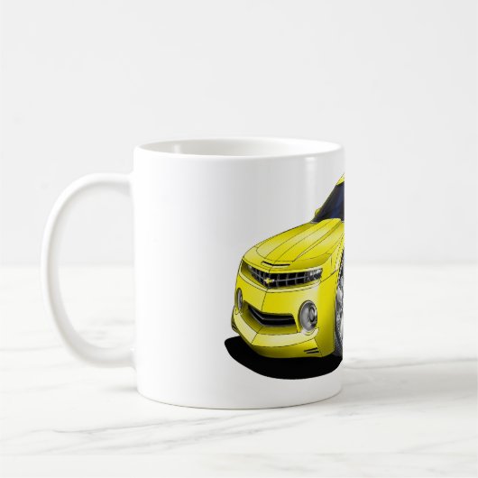 2010-11 Camaro Yellow car Koffiemok (Links)