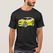 2010-11 Camaro Yellow car T-shirt (Voorkant)