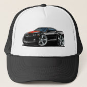 2010-12 Camaro Black-Red Car Trucker Pet (Voorkant)