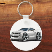 2010-12 Camaro White Car Sleutelhanger (Voorkant)