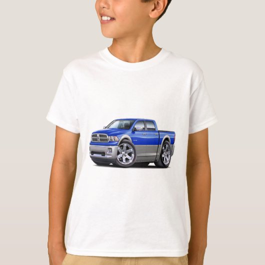 2010-12 Ram Dual Blue-Grey Truck T-shirt (Voorkant)