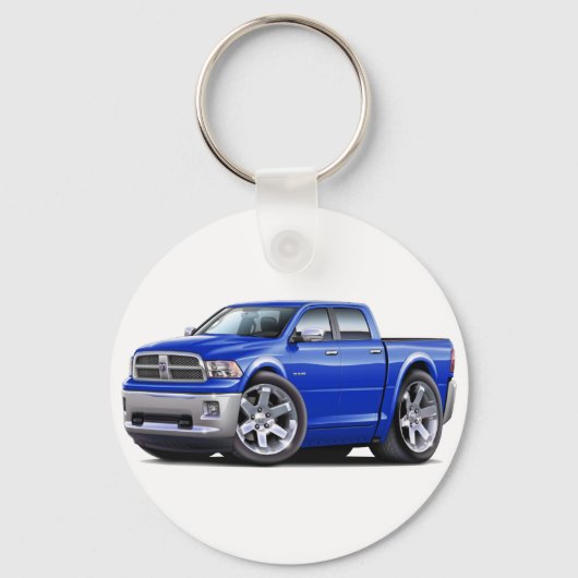 2010-12 Ram Dual Blue Truck Sleutelhanger (Voorkant)