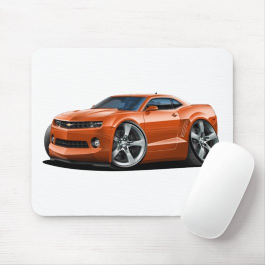2010-2012 Camaro Oranje auto Muismat (Met muis)