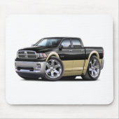 2010-2012 Ram Dual Black-Tan Truck Muismat (Voorkant)