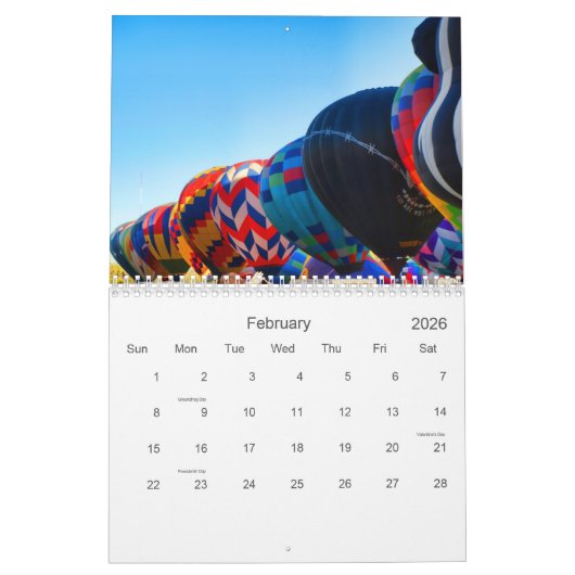 2010 Albuquerque, NM-ballonfestival Kalender (Feb 2026)
