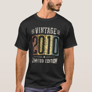 2010 Birth Year Limited Edition 12 jaar O T-shirt