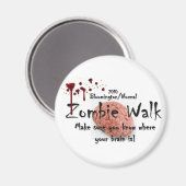 2010 Bloomington/Normale zombie wandeling Magneet (Voorkant / Achterkant)