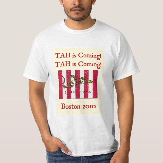 2010 Boston TAH TRIP T-shirt (Voorkant)