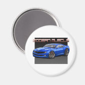 2010_Camaro_Blue Magneet (Voorkant / Achterkant)
