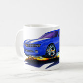 2010 Camaro Blue-White Car Koffiemok (Voorkant links)
