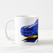 2010 Camaro Blue-White Car Koffiemok (Links)