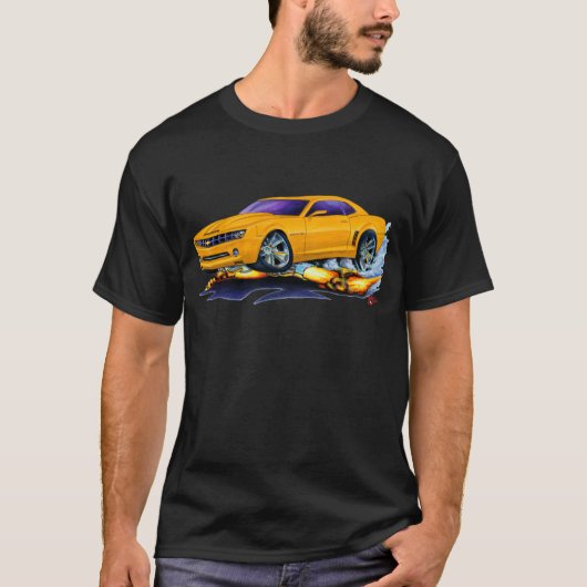 2010 Camaro Oranje auto T-shirt (Voorkant)