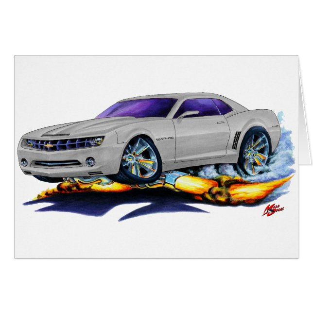 2010 Camaro Silver Car (Voorkant Horizontaal)