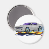 2010 Camaro Silver Car Magneet (Voorkant / Achterkant)