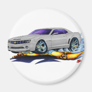 2010 Camaro Silver Car Magneet