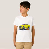 2010 Camaro Yellow Car T-shirt (Voorkant volledig)