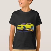 2010 Camaro Yellow Car T-shirt (Voorkant)