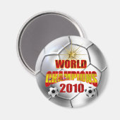 2010 Champions of the world spain Magneet (Voorkant / Achterkant)