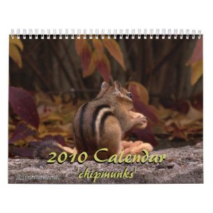 2010 Chipmunk Agenda Kalender