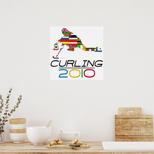 2010: Curling Poster (Keuken)
